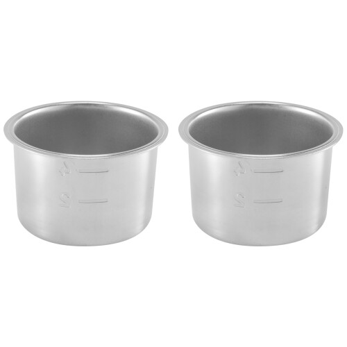 2st 51 mm 4 Koppar Filterbyte Filterkorg för Kaffe Bottenlöst Portafilter för  EC680/EC685 Espresso 1
