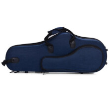 RéSistant à L'Eau Tissu Oxford Saxophone Alto Gros Sac BoîTe Sax ÉTui Souple avec RéGlable les Bretelles - Couleur Bleue