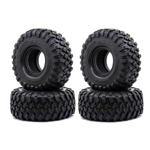 4PCS 118MM 1.9 Rubber Tires Tyres Wheel for 1/10 RC Crawler Car Axial SCX10 90046 AXI03007 TRX4 D90 CC01