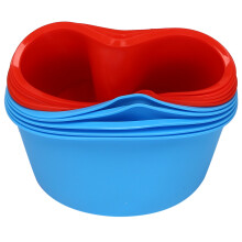 10 StüCk Silikon Kuchen Form Valentins Tag Runde Backen Form 4 Zoll Backen Form KüChe Silikon Backen Form Rot, Blau