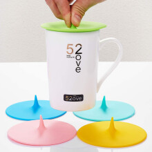 Couvercles de Tasse en Silicone Couvercle Tasse Goutte 8 Ensemble Anti-PoussièRe Joint éTanche à L'Air Couvercle Tasse Couvercle Bol de Boisson en