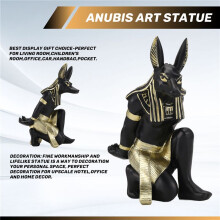 Hars Anubis God Wijnrek Beeldjes Moderne Egypte Hond Miniaturen Standbeelden Dier Interieur Thuis Bureau Decor Sculptuur