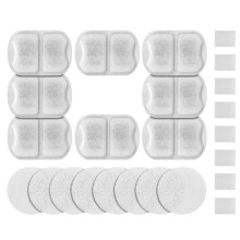 Cat Water Fountain Filters Replacement for 7L/230oz/1.8G Stainless Steel Pet Water Fountain Filters and Sponges 8 Set