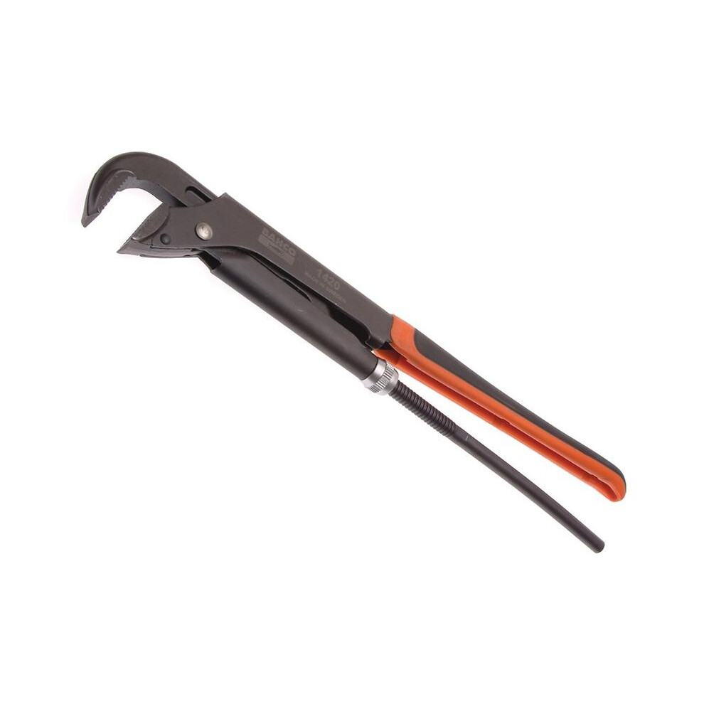 Bahco Ergo Universal Pipe Wrench Black