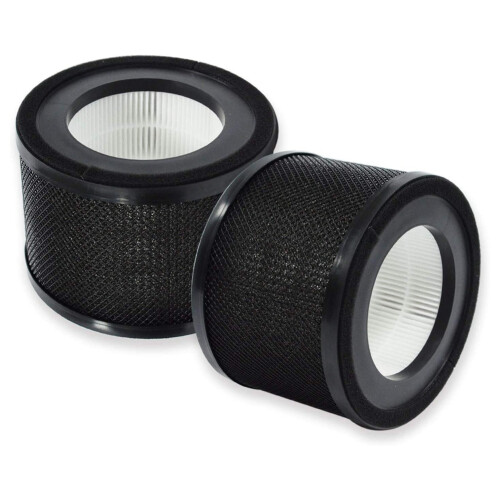 2-Pack Utbytes TRUE HEPA-Filter Kompatibla för  TT-AP001 och  VA-EE014 Luftrenare 1