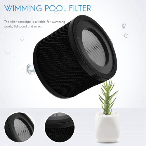 2-Pack Utbytes TRUE HEPA-Filter Kompatibla för  TT-AP001 och  VA-EE014 Luftrenare 2