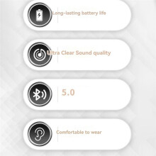 Headband Headset Y08 Wireless Headset Portable Foldable Children Headset White