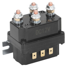 Relé de Cabrestante con Controlador, Kit de Relé de Cabrestante de 12 V y 250 A con Control Remoto, Interruptor de Contactor de Relé para Vehículo