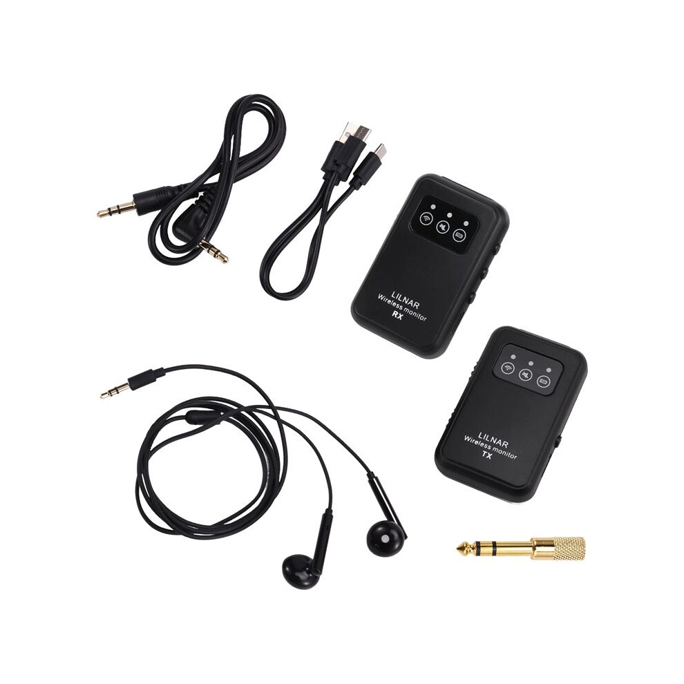 Wireless In-Ear Monitoring System Stage Playback 2.4G Headphones Rechargeable Transmitter, Receiver Support Stereo Mono 6031804931980