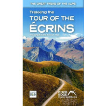 Tour of the Ecrins National Park GR54 real IGN maps 125000 by Andrew M