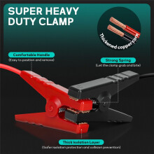 Igniter Jump for 18V Battery 10AWG Car Booster Cable Automotive Emergency Power DIY Adapter with Clips