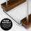 Vinyl Record Storage Holder for 75 LPs, Record Stand with Built-in Now Playing Display, Vinyl Record Holder 3