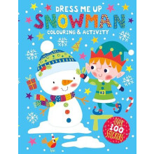Dress Me Up Snowman Paperback Book