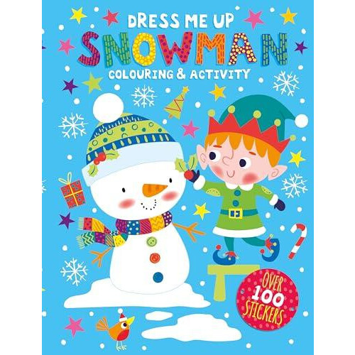Dress Me Up Snowman Paperback Book
