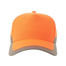 (One Size, Fluorescent Orange) Atlantis Headwear Unisex Adult Helpy-S Reflective Structured Baseball Cap