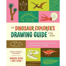 The Dinosaur Explorers Drawing Guide For Kids by Krystal Woodard Paper