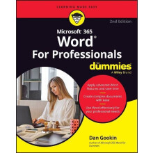 Microsoft 365 Word For Professionals For Dummies by Dan Gookin Paperba