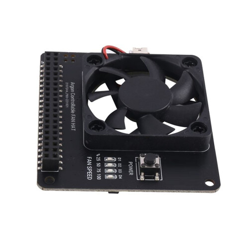 Argon FAN HAT for Raspberry Pi 4B 3B+ 3B PWM Software Control Fan Function Power Button Fit for Argon NEO Case for Pi 4 1