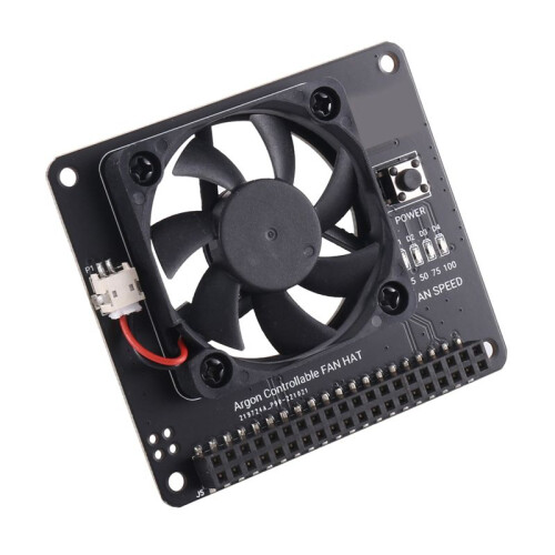 Argon FAN HAT for Raspberry Pi 4B 3B+ 3B PWM Software Control Fan Function Power Button Fit for Argon NEO Case for Pi 4 2