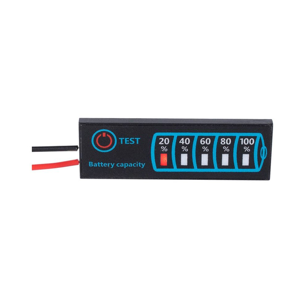 Led Power Display Board Dc5-30V 12V 24V Power Indicator Lithium Lead Acid Battery General Power Display 6034227929381