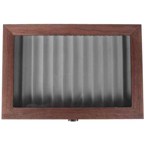 23 Grid Walnut Pen Storage Case Luxury 2 Layer Pen Display Organizer Trasparente Window Fountain Box Pen-Collection 1