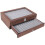 23 Grid Walnut Pen Storage Case Luxury 2 Layer Pen Display Organizer Trasparente Window Fountain Box Pen-Collection 4