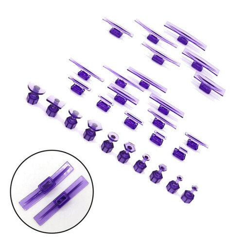 28Pc Glue Tabs Dent Lifter Tools Adjustable Handle Puller Paintless Dent Pit for Car Body Auto Paintless Dent Repair Kit 1