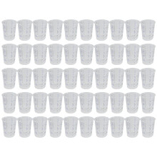 20 Oz (600Ml) Copos de Mistura de PláStico Graduados Transparentes FlexíVeis DescartáVeis - 50 Copos - Use para Tinta, Resina, EpóXi, Arte