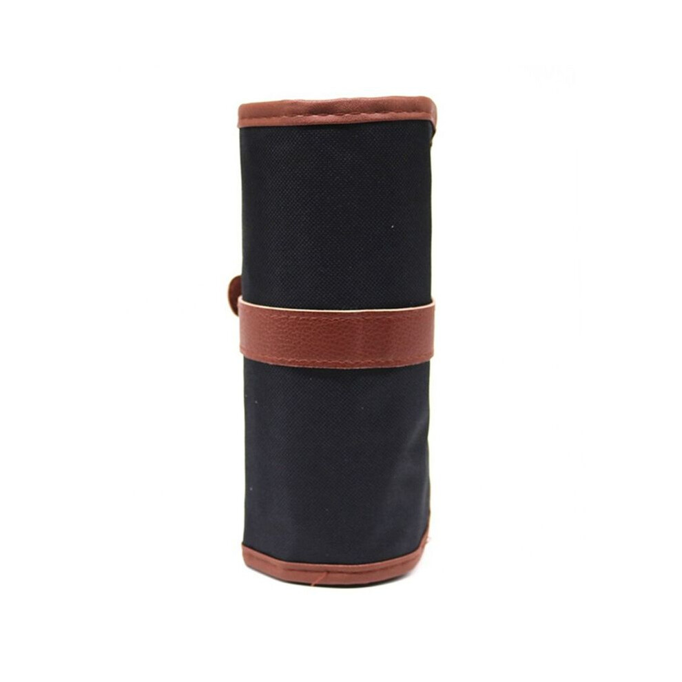 48 Slot Pencil Roll  Case Pen Curtain Pencil Bag Makeup Wrap Holder Storage Pouch Thick Canvas Stationery Organizer