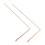 Copper Dowsing Rod Pure Copper 2PCS Divining Rods - for Divining Water, Treasure(A) 2