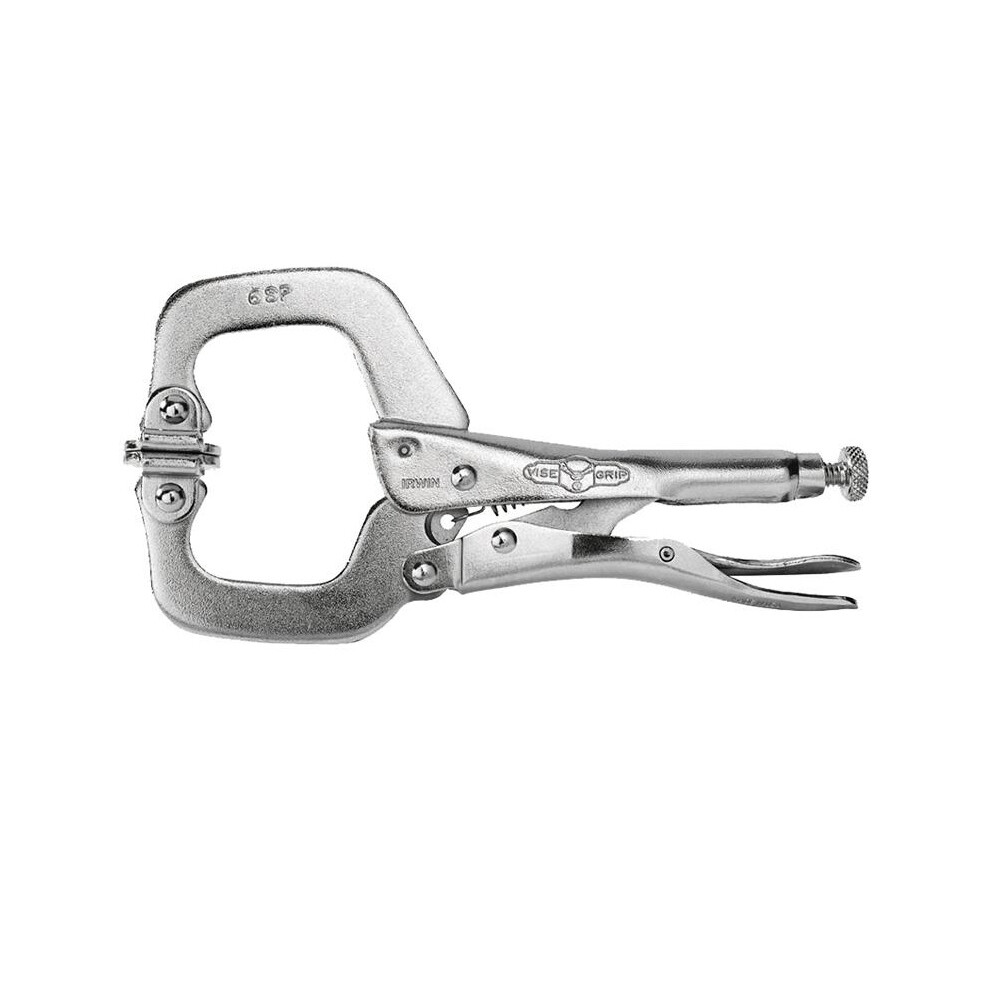 Irwin Vise-Grip Locking C-Clamp Swivel Pad 5063750546087
