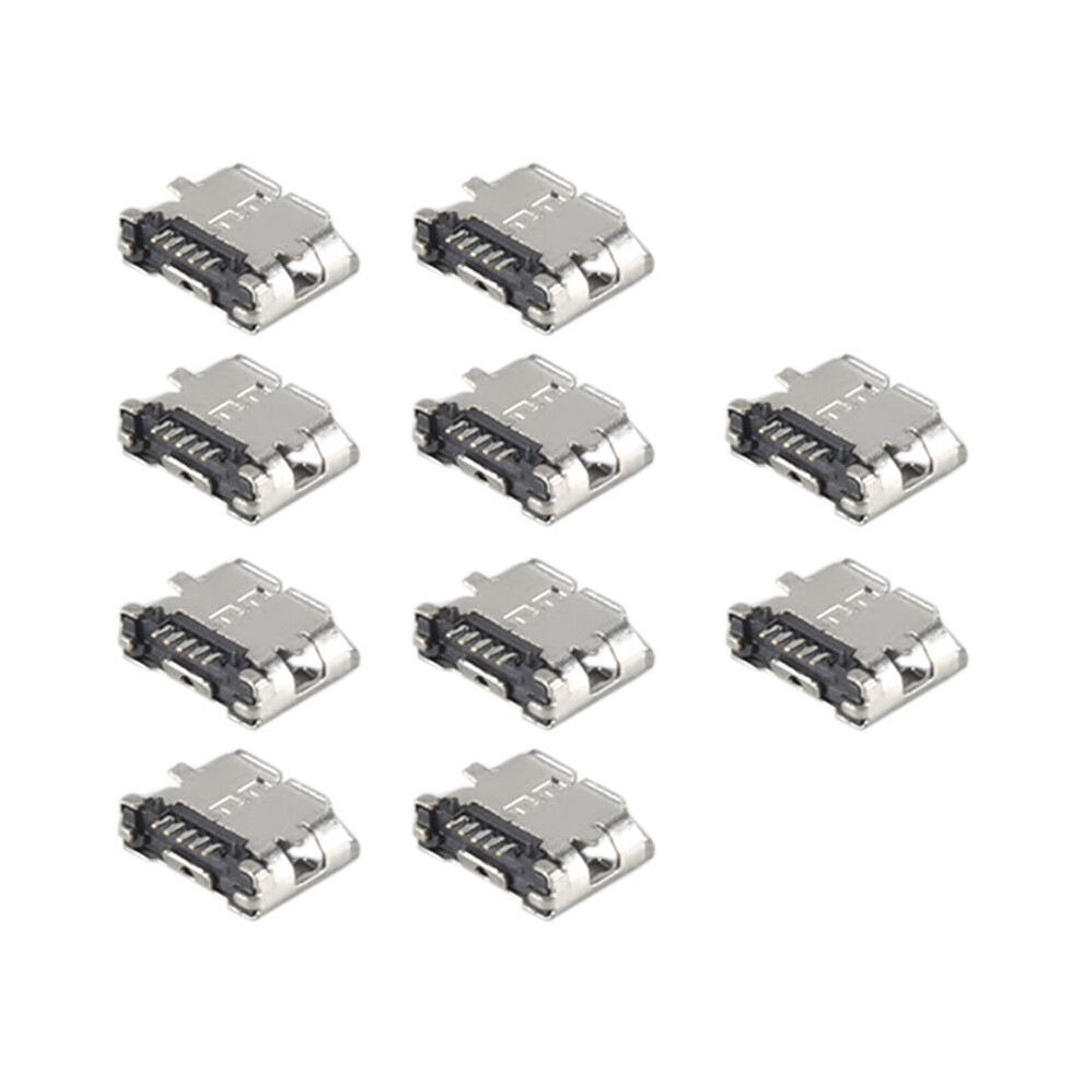 Zandonà 10 Pcs Spare Parts Type B Micro Usb Female Jack Connector Port Socket