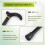 Aluminium Alloy Ultralight Walking Stick Adjustable Walking Cane For Elderly 4