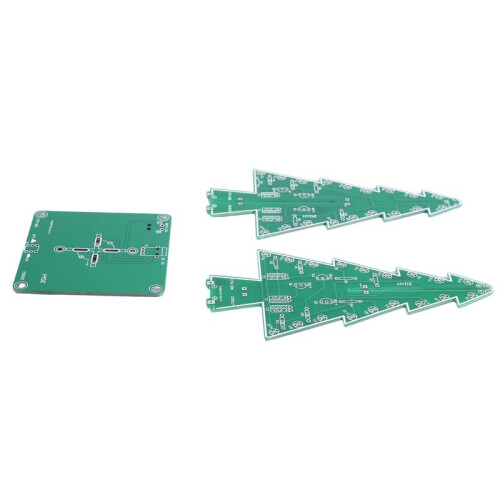 7 Colors Christmas Tree Electronic Internship DIY Kits Multifunctional Colorful Stereoscopic LED Flash Bulk Module 2