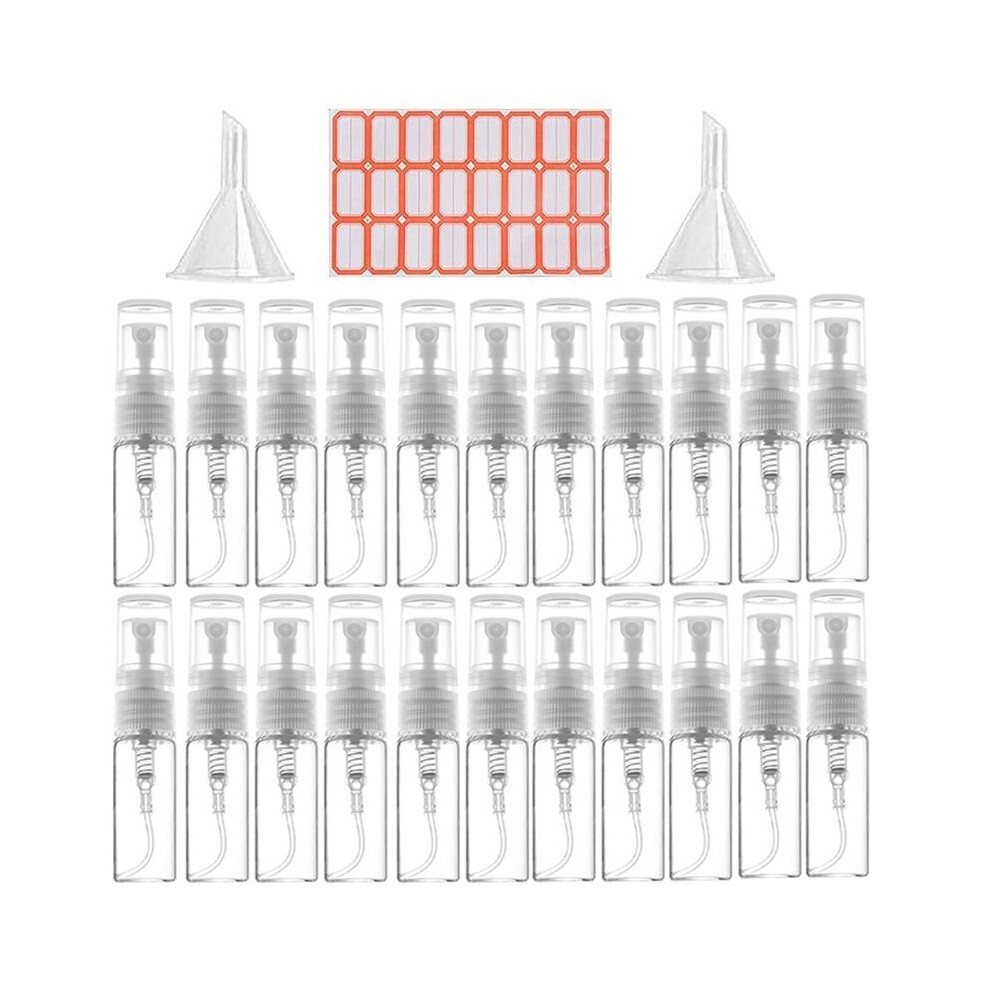 120Pcs 3ML Spray Bottle Small Cosmetic Packing Atomizer Perfume Bottles Atomizing Spray Liquid Container for Travel
