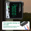 IP54 4X90 Portable Digital Inclinometer LCD Backlight Digital Protractor Slope Meter Digital Angle Ruler(Green) 6