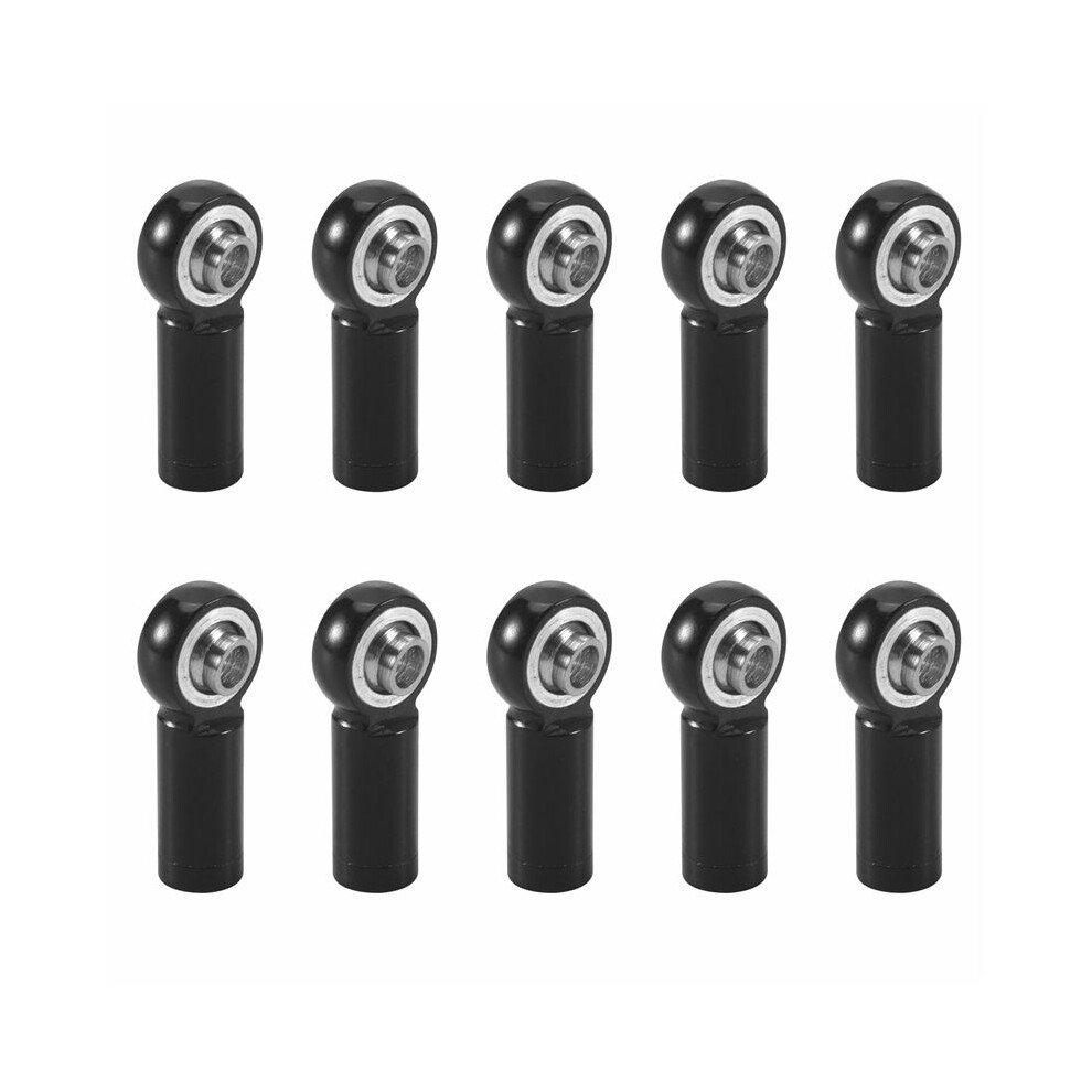 10Pcs Metal M2.5 Link Tie Rod End Joint For A959 12428 144001 Wpl C24 Mn D90 Mn99s Rc Car Parts, Black 4711715066484