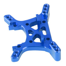 2 Stuks Metal Shock A2504 voor Remo Hobby Smax 1621 1625 1631 1635 1651 1655 1/16 RC Auto Upgrade Onderdelen, Blauw