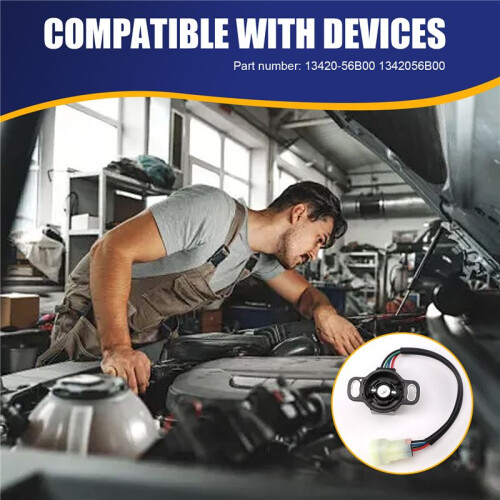 Car Throttle Position Sensor with Wire Throttle Sensor TPS Sensor for  Sidekick 13420-56B00 1342056B00 2