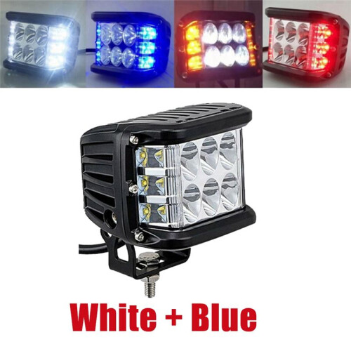 Auto Triple Side Lighted Work Light Dome Light Burst Flashing Light Headlight Spotlight Strobe Light LED Auto Supplies C 2