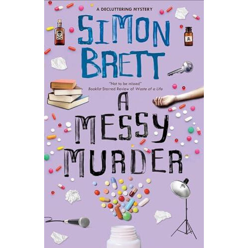 A Messy Murder by Simon Brett Hardcover Book