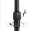 Rete da badminton 5 m con pali altezza regolabile nera e gialla 2