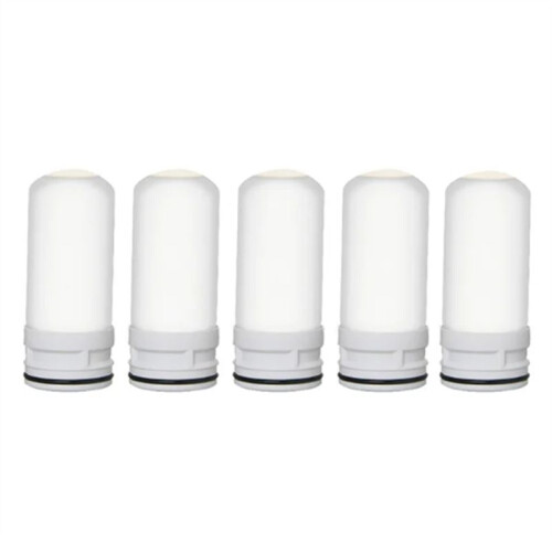 5 Pcs Replacement Inner Ceramic Filter Filter Elements for Faucet Water Purifier Kitchen Tap Washable Filtro Rust 1