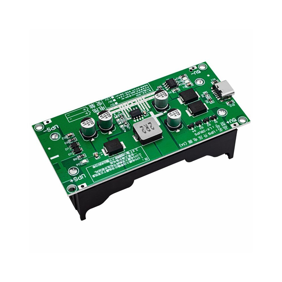 Type-C 15W 3A 18650 Lithium Battery Charger Module - Step Booster Fast Charge Ups Power Supply Converter 12V 6034191783781