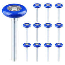 12 Pack 1.8 Inch Nylon Sealed Garage Door Rollers, Quiet/Durable and High Load, High Performance Bearing,