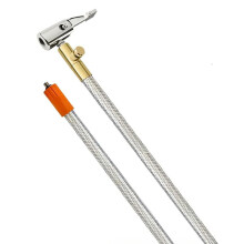 Tubo di Ricambio per Compressore D'Aria Portatile Esteso per Gonfiaggio Pneumatici con Rete In Acciaio Inossidabile per Protezione, Tubo Della Pompa
