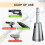 Fast Wire Stripping and Twisting Crimping Tool Drill,Electrical Wire Connector Twister,Wire Stripper Drill Attachment 2