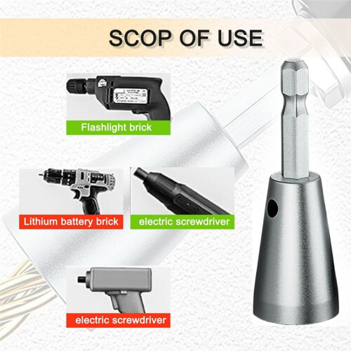 Fast Wire Stripping and Twisting Crimping Tool Drill,Electrical Wire Connector Twister,Wire Stripper Drill Attachment 1