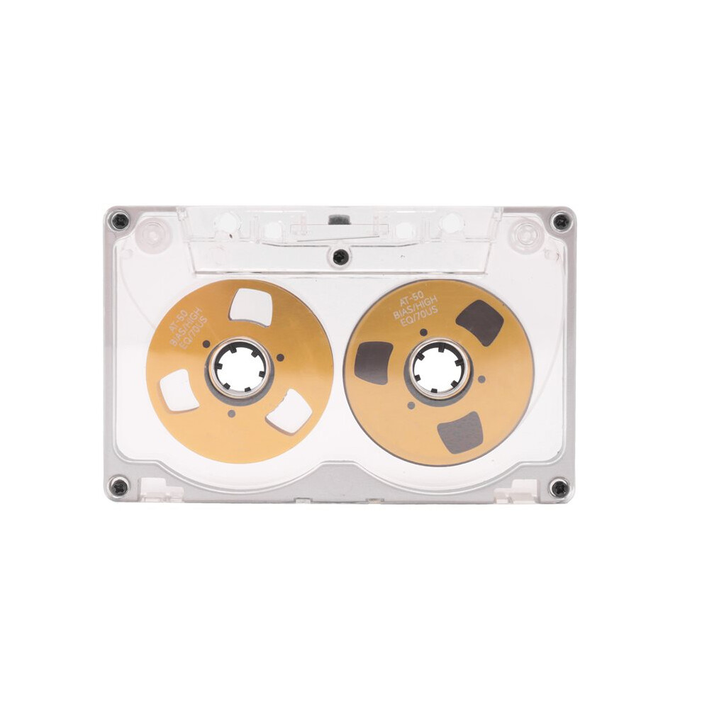 55 Minute Blank Tape Disk Double-Sided Metal Small Open Disk Blank Cassette Tape Tape Disk, E 6031264423032