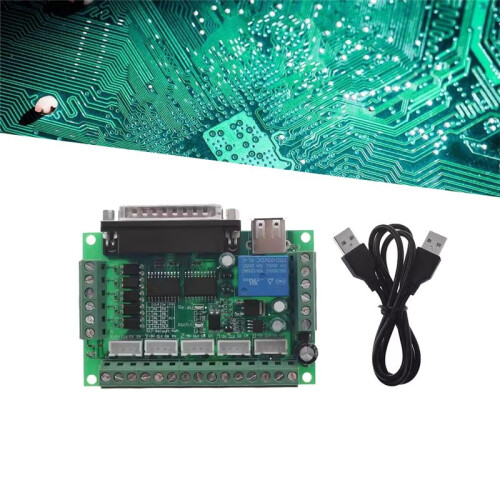 MACH3 Engraving Machine 5 Axis CNC Breakout Board with Optical Coupler for Stepper Motor Drive Controller 2